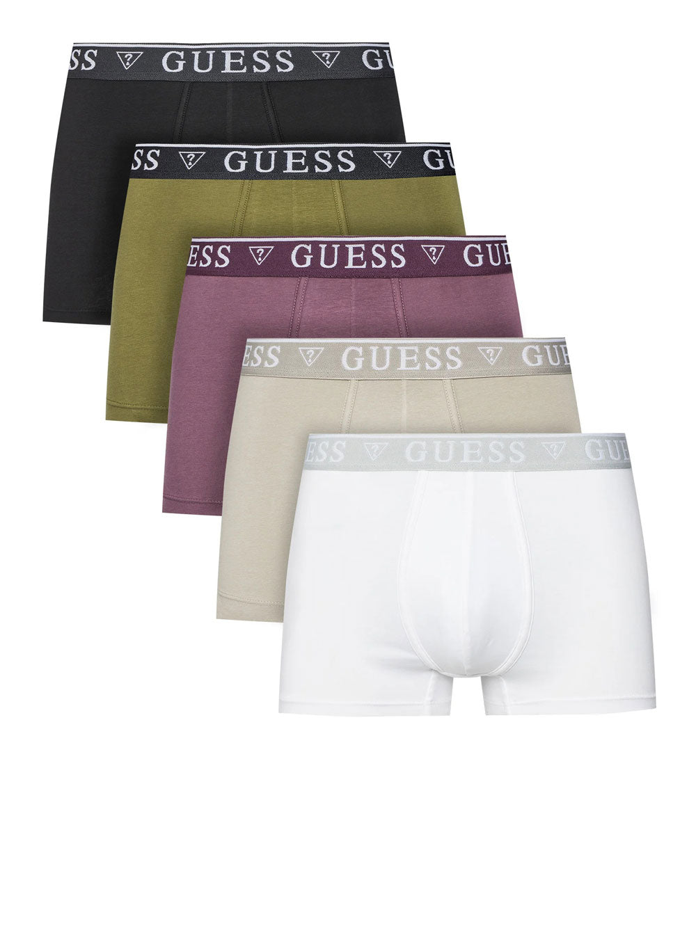 Boxer Guess 5 Pack da Uomo - Multicolore