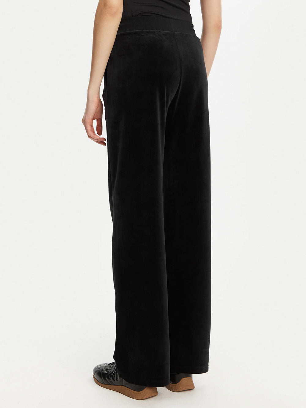 Pantalone Jogger Guess Couture Straight da Donna - Nero