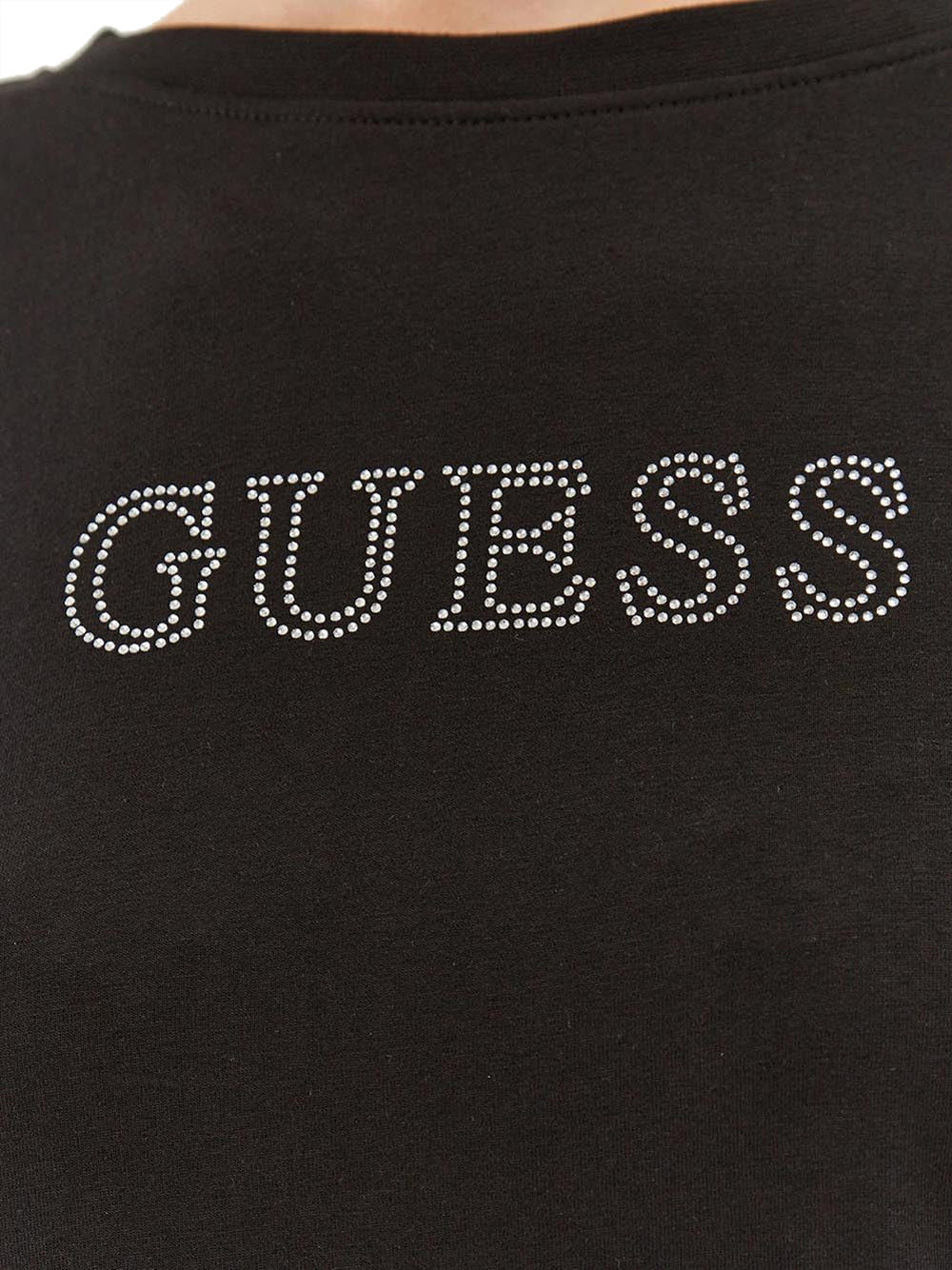 Guess T-shirt Donna Mod. V3BI11 J1314 JBLK Nero