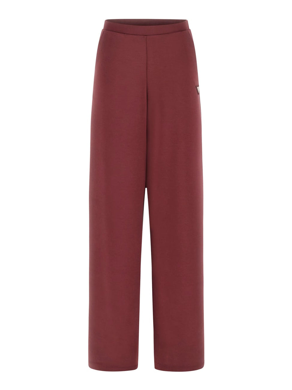 Pantalone Palazzo Guess Olympe Wide da Donna - Bordeaux