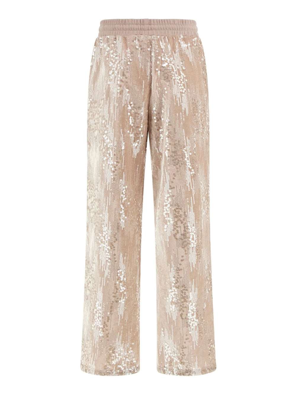 Pantalone Palazzo Guess Sequins da Donna - Beige