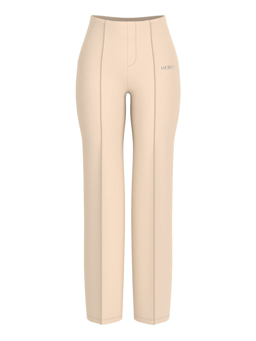 Pantalone Zampa Guess Carla Flare da Donna - Avorio