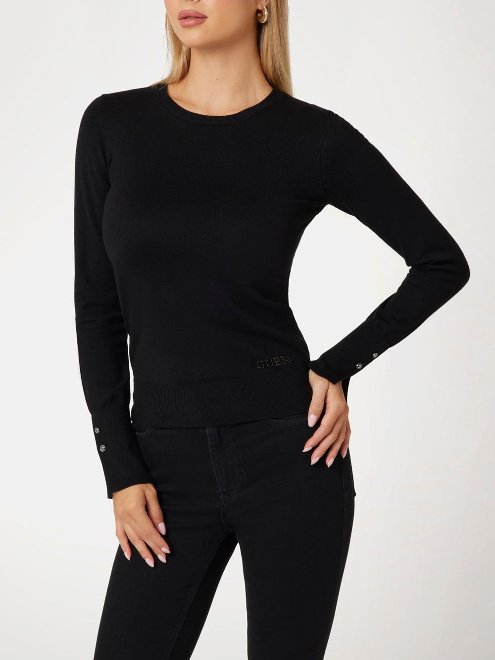 Maglia Guess Elinor da Donna - Nero