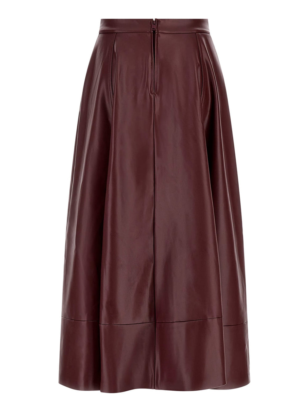 Gonna Longuette Guess Delores Maxi Circle da Donna - Marrone