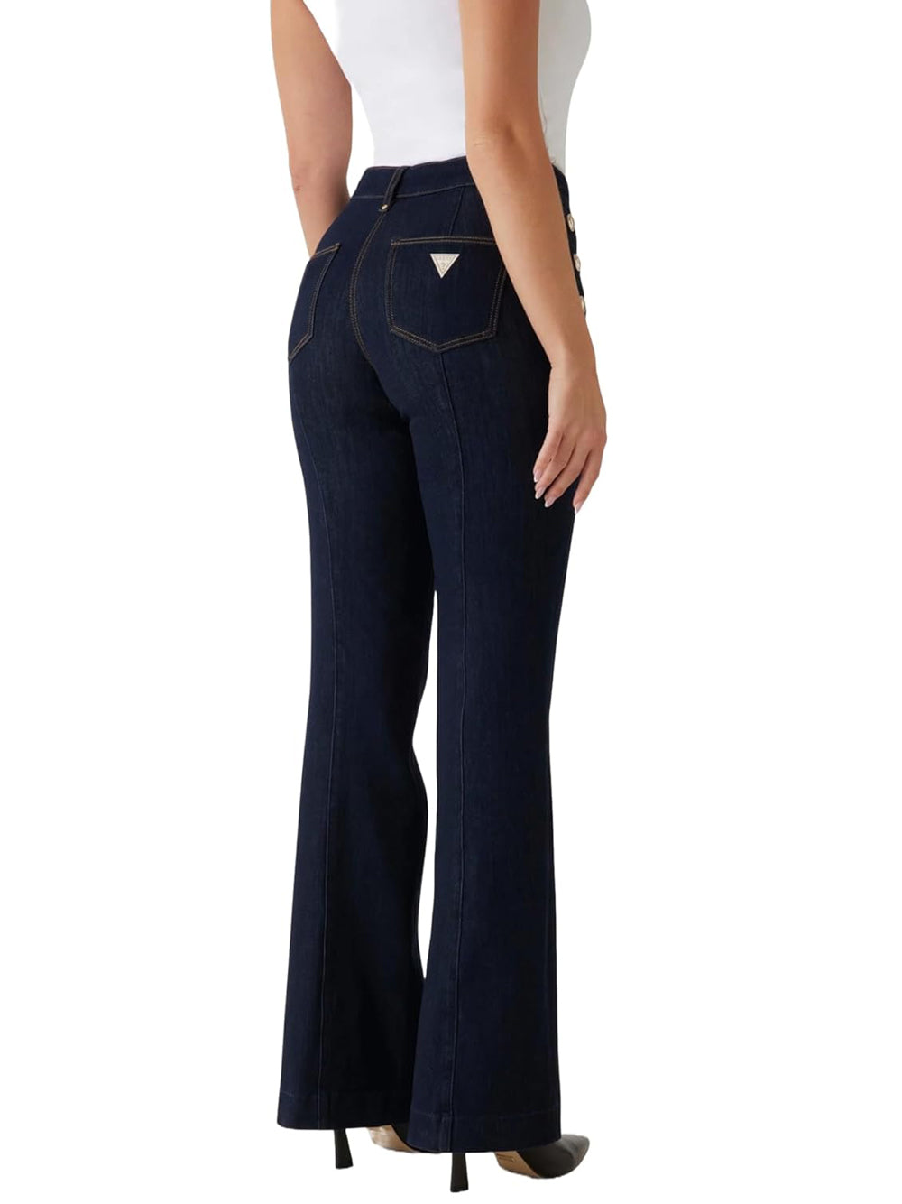 Guess Pantalone Donna Mod. W5RA0P D5PW1 BFIN Denim Blu