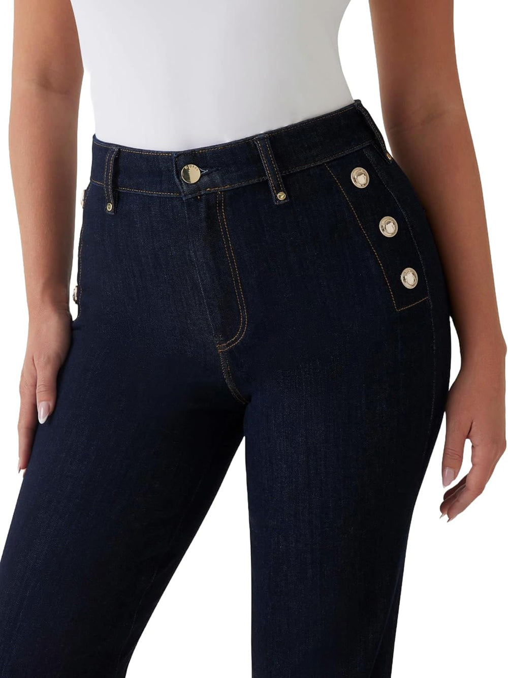 Guess Pantalone Donna Mod. W5RA0P D5PW1 BFIN Denim Blu
