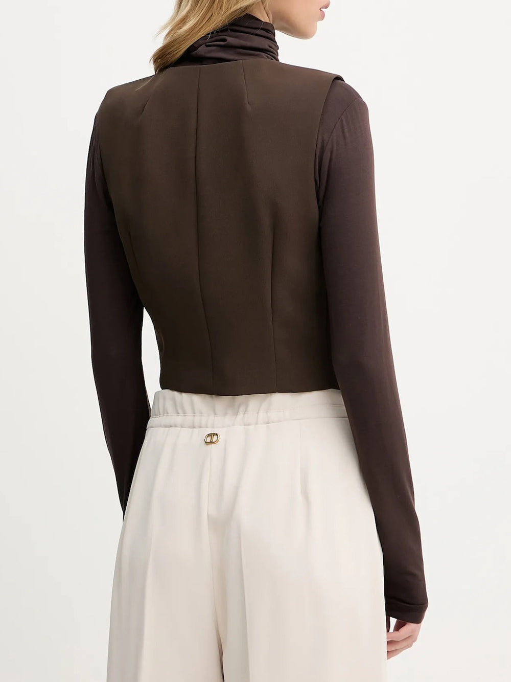 Gilet Guess Theoline da Donna - Marrone