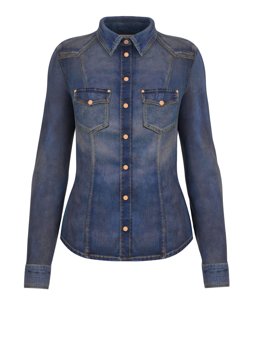 Camicia Jeans Guess Kalima da Donna - Denim