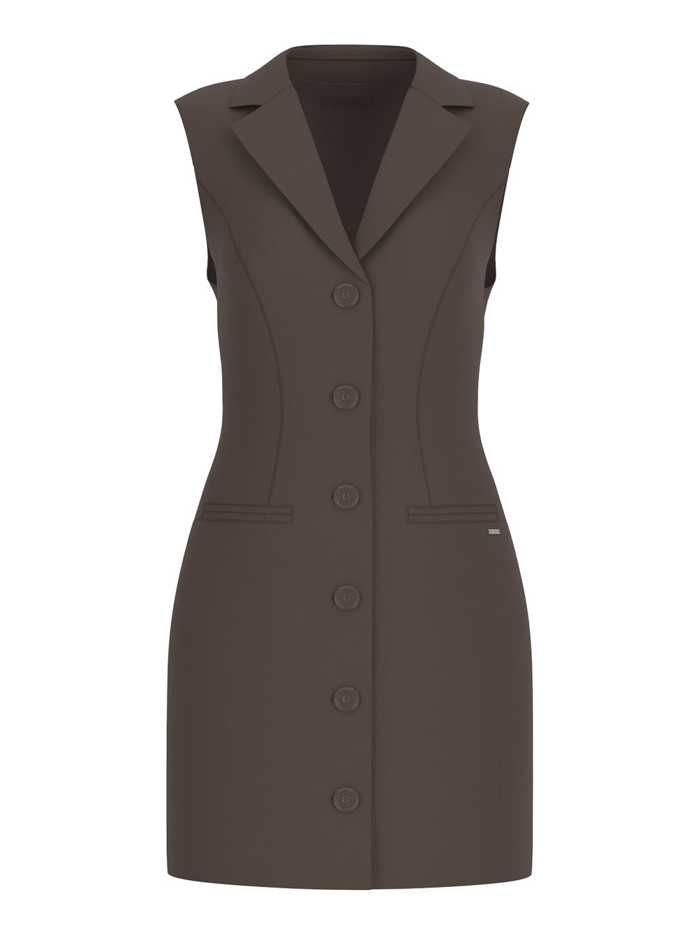 Vestito Mini Guess Yeva da Donna - Marrone