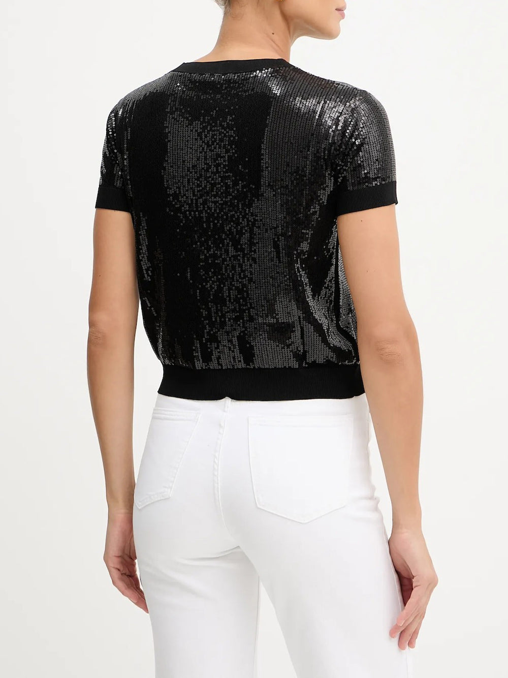 Maglia Guess Juniper Sequins da Donna - Nero