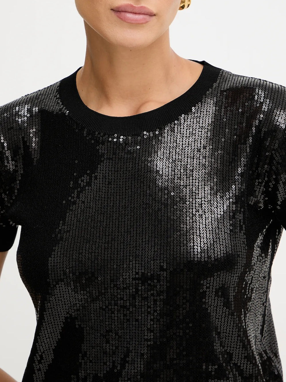 Maglia Guess Juniper Sequins da Donna - Nero