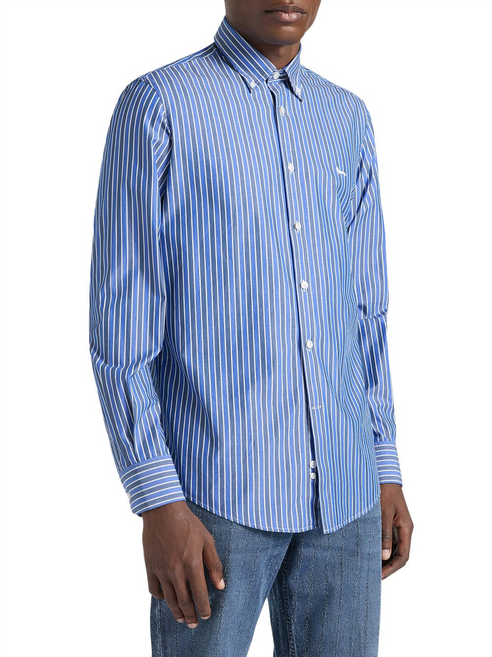 Camicia Casual Harmont & Blaine da Uomo - Blu