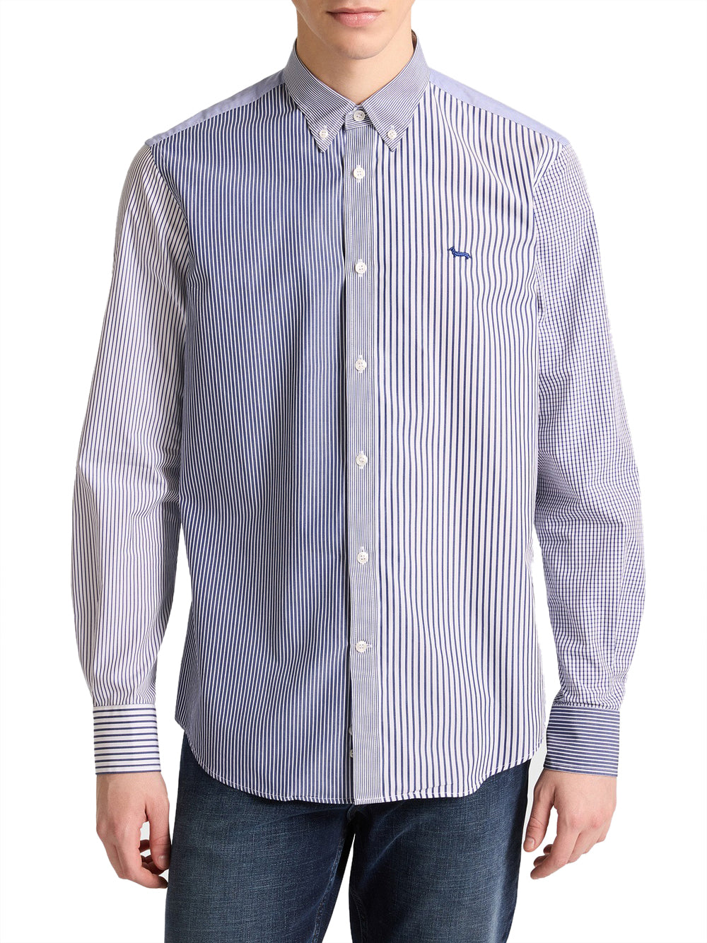 Camicia Casual Harmont & Blaine da Uomo - Blu
