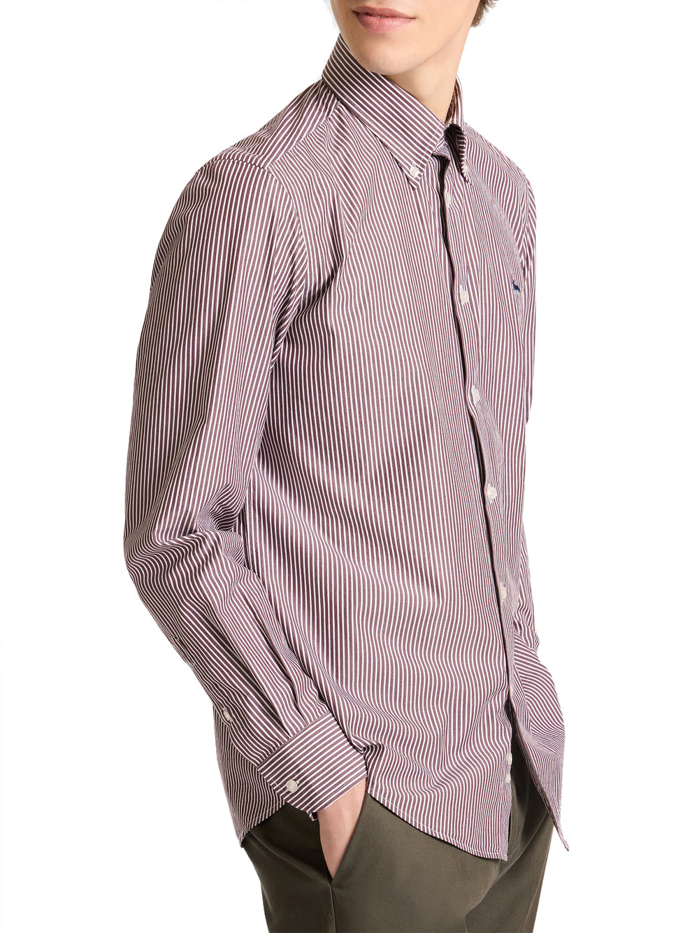Camicia Casual Harmont & Blaine da Uomo - Bordeaux