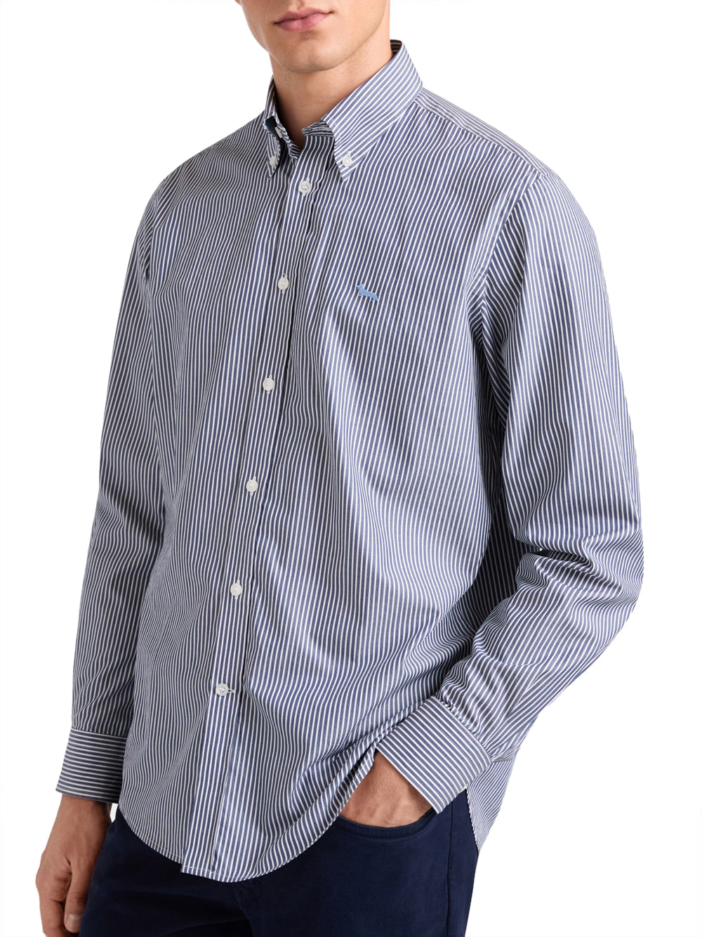 Camicia Casual Harmont & Blaine da Uomo - Blu
