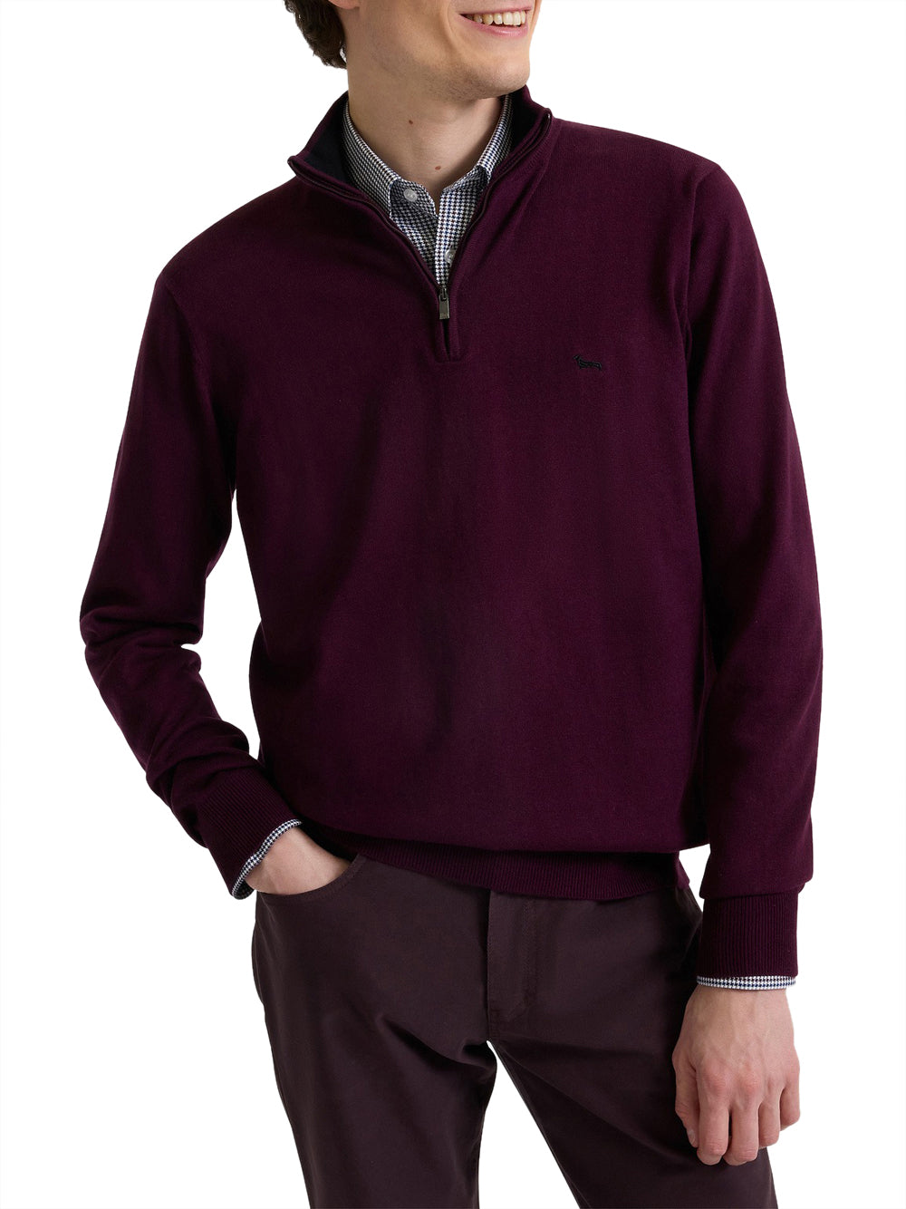 Maglione Harmont & Blaine da Uomo - Bordeaux
