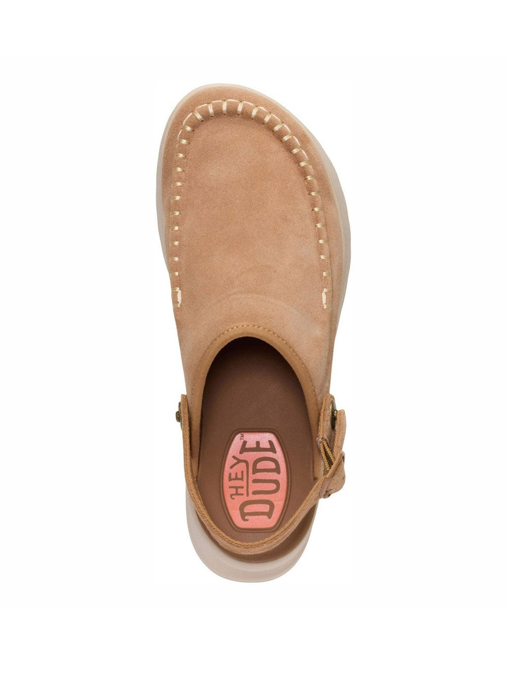 Ciabatte Hey Dude Delray Clog Suede da Donna - Marrone