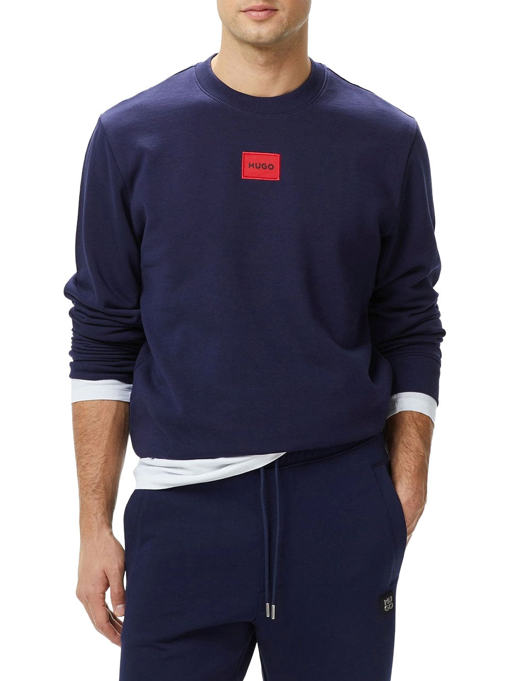 Felpa Hugo Boss Diragol da Uomo - Blu