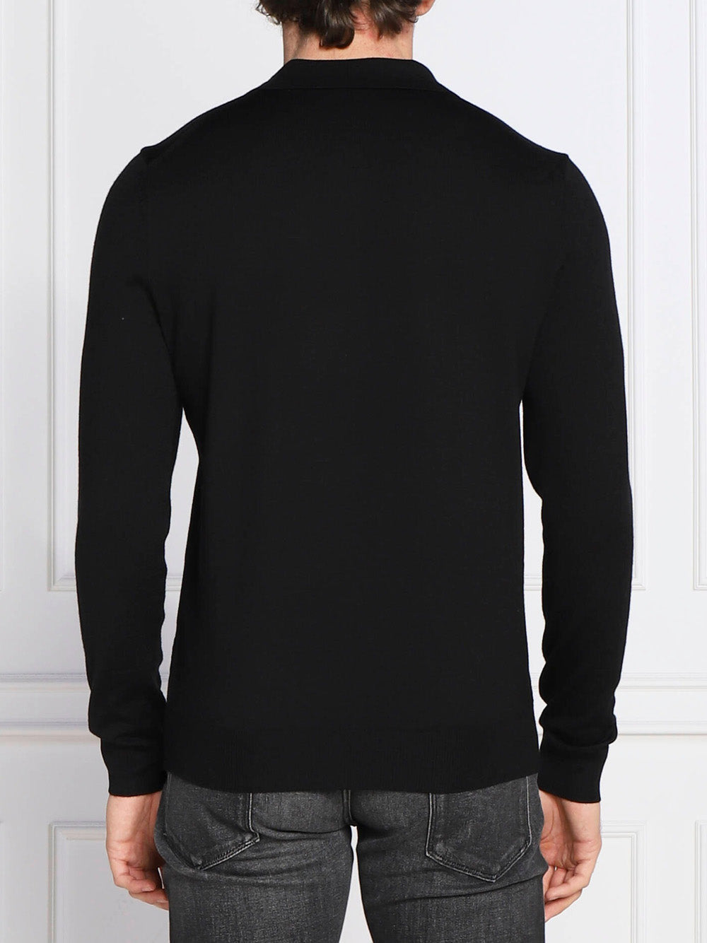 Maglione Hugo Boss Polo Bono da Uomo - Nero