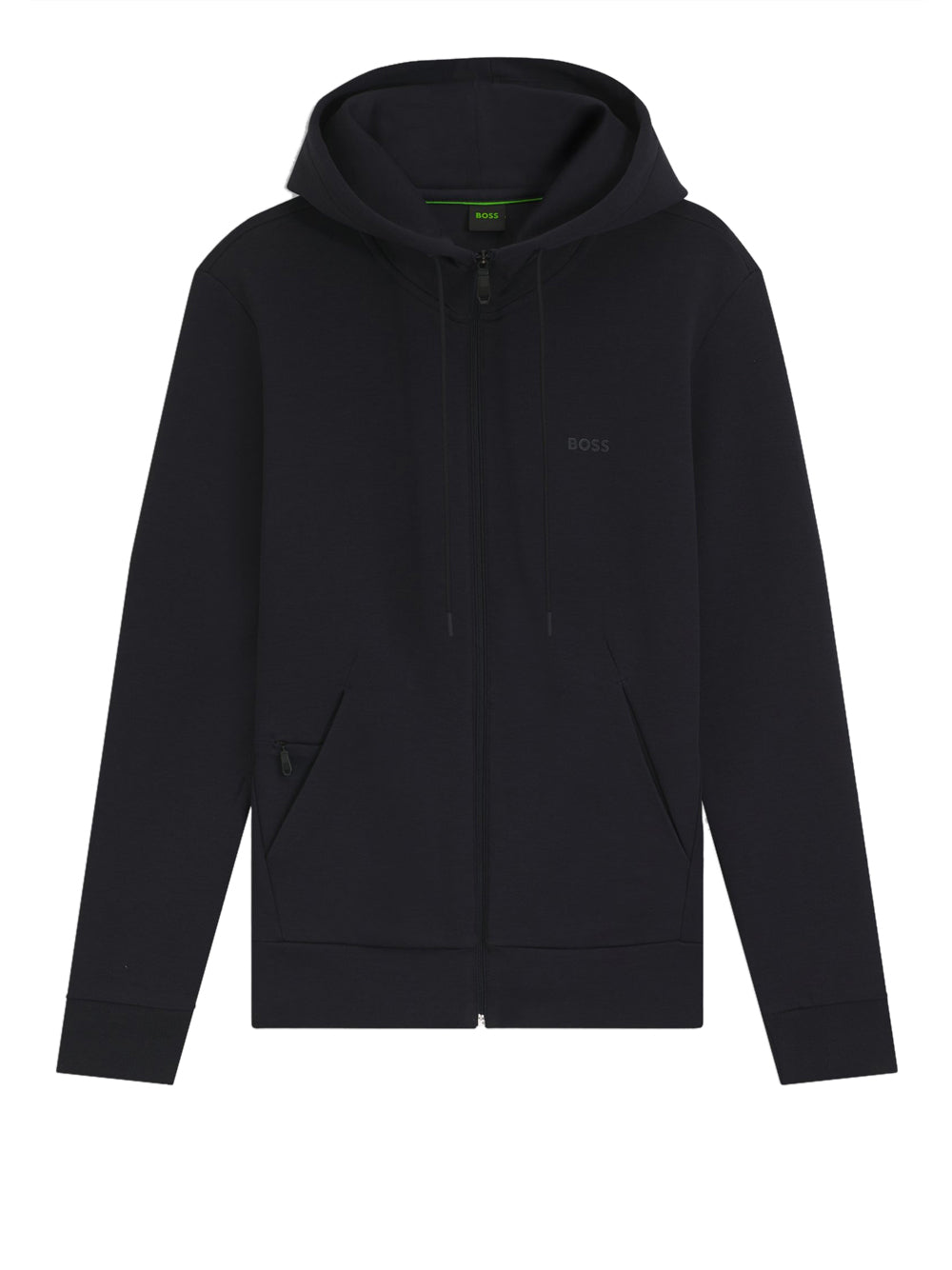 Felpa Zip Hugo Boss Saggy da Uomo - Blu