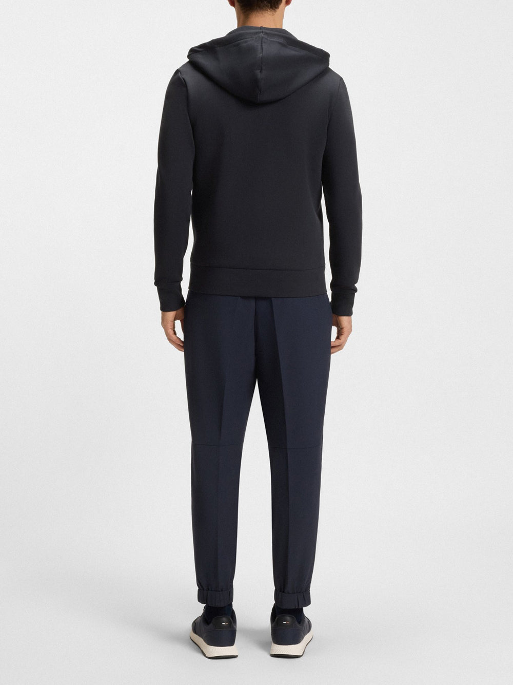 Felpa Zip Hugo Boss Saggy da Uomo - Blu