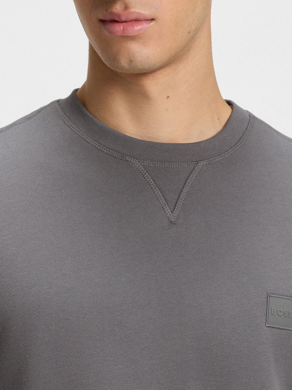 Felpa Hugo Boss Westart da Uomo - Grigio