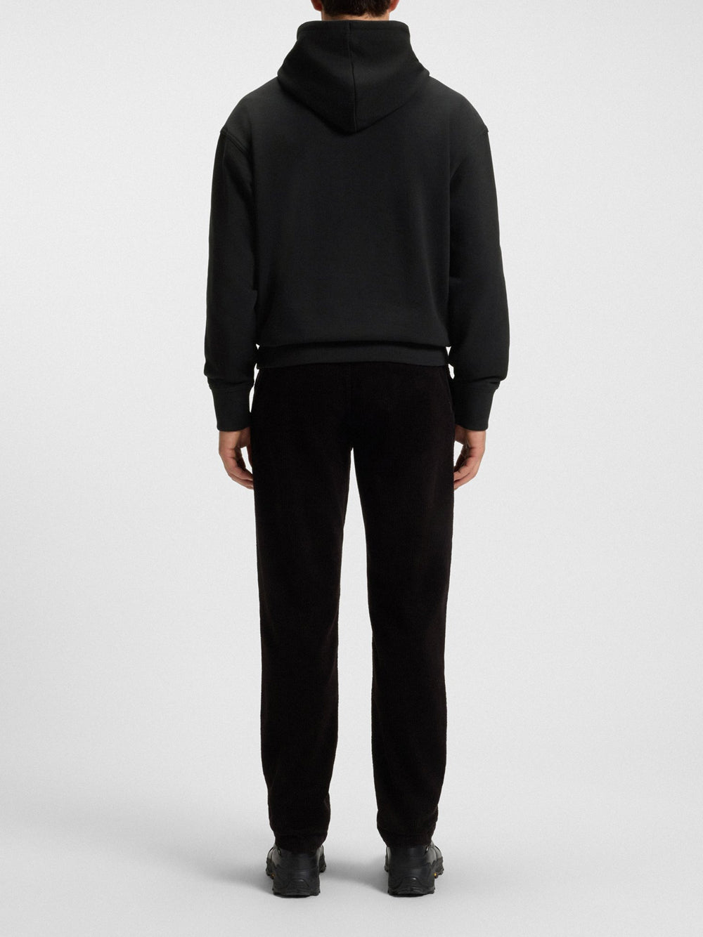 Felpa Cappuccio Hugo Boss Wesmallhood da Uomo - Nero