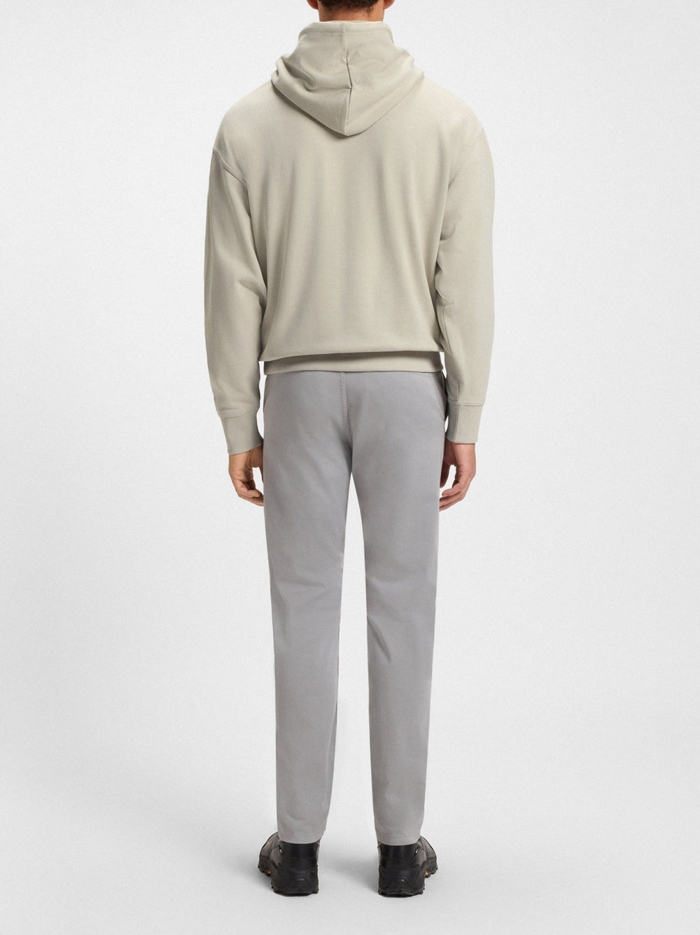 Felpa Cappuccio Hugo Boss Wesmallhood da Uomo - Beige