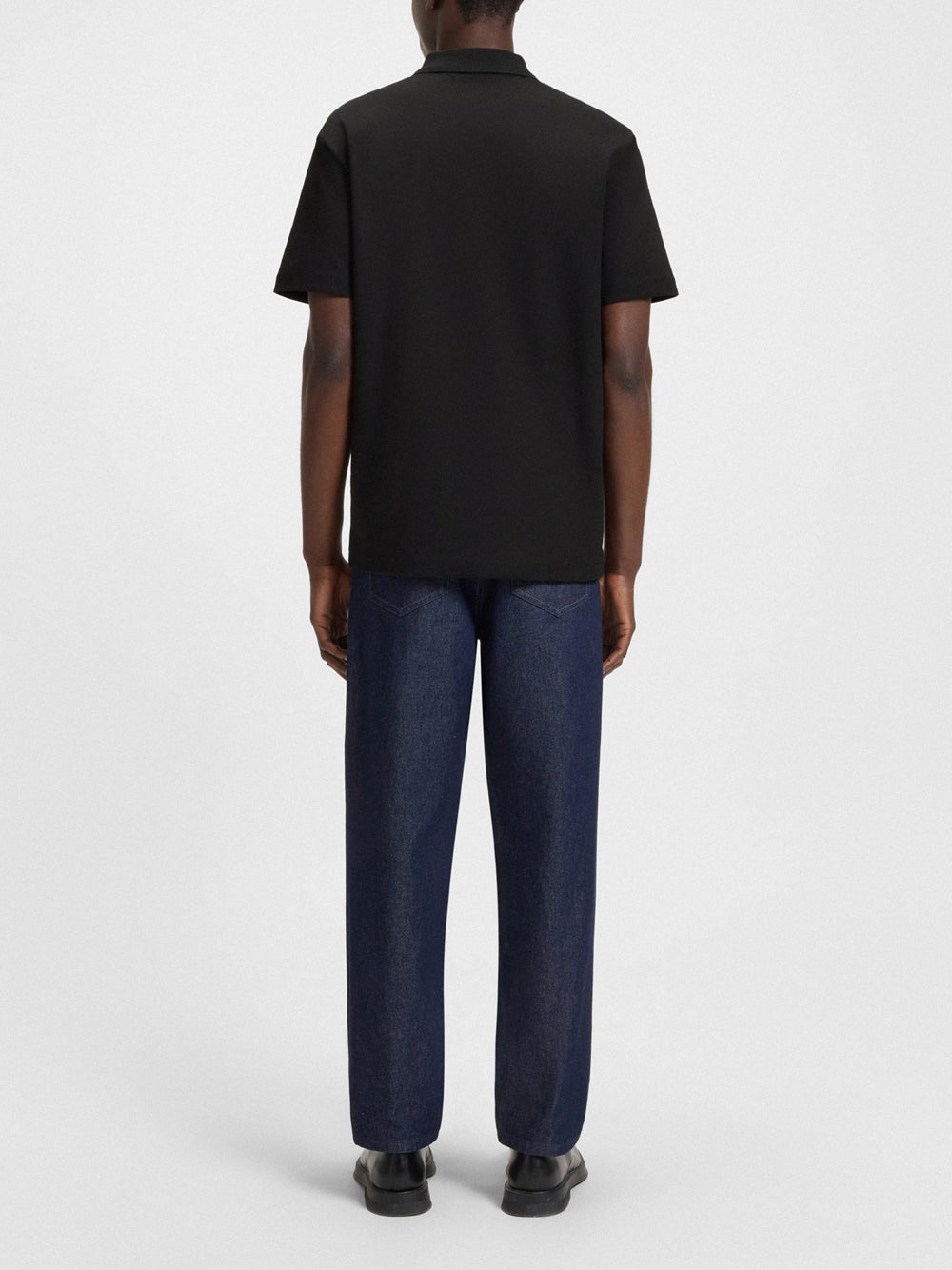 Polo Hugo Boss Deabono da Uomo - Nero