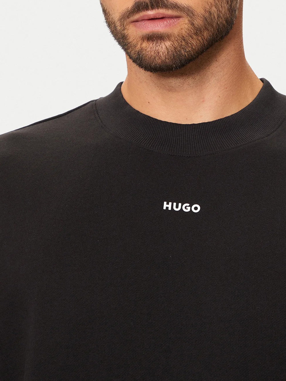 Felpa Hugo Boss Dapocrew da Uomo - Nero