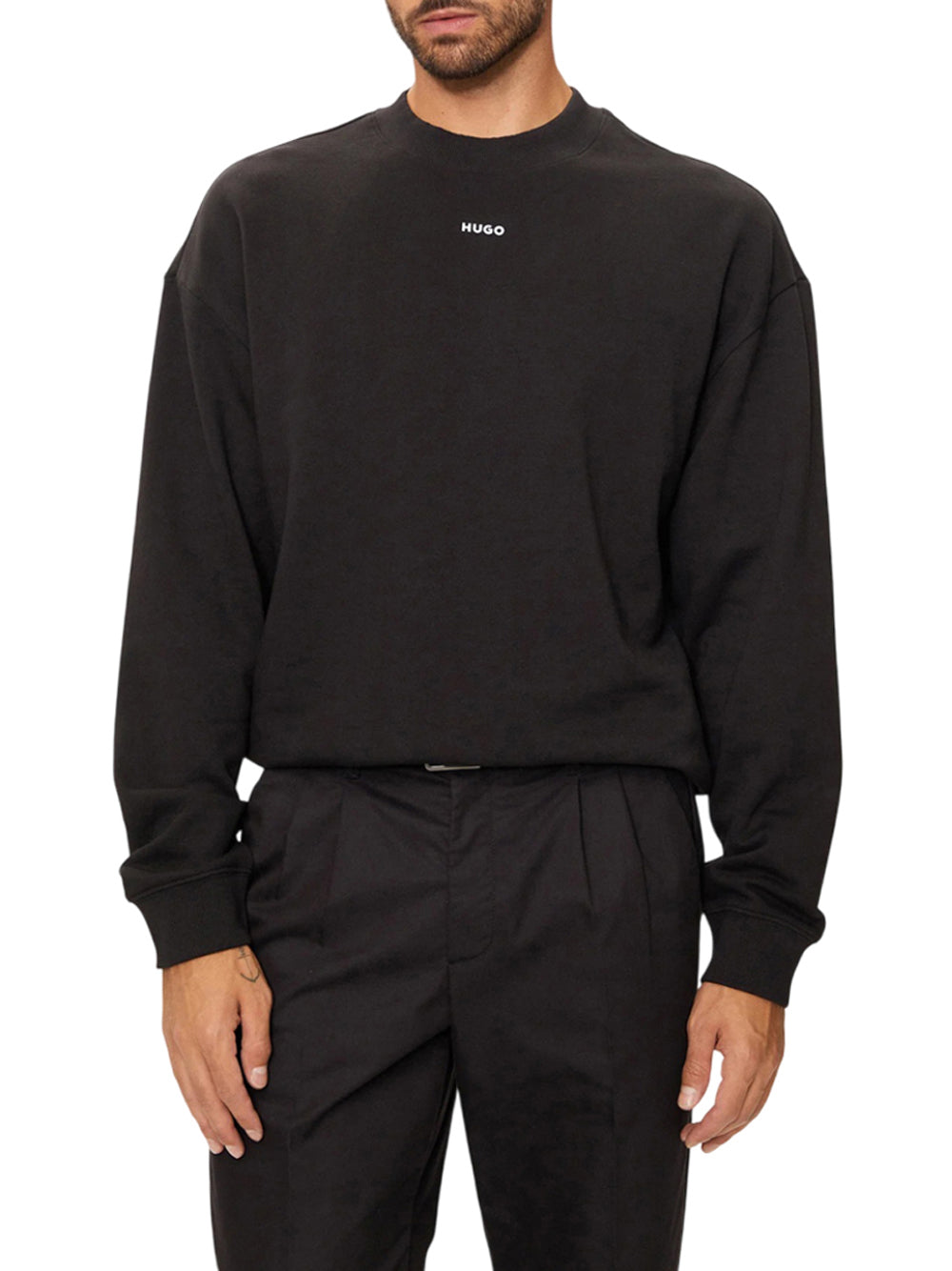 Felpa Hugo Boss Dapocrew da Uomo - Nero