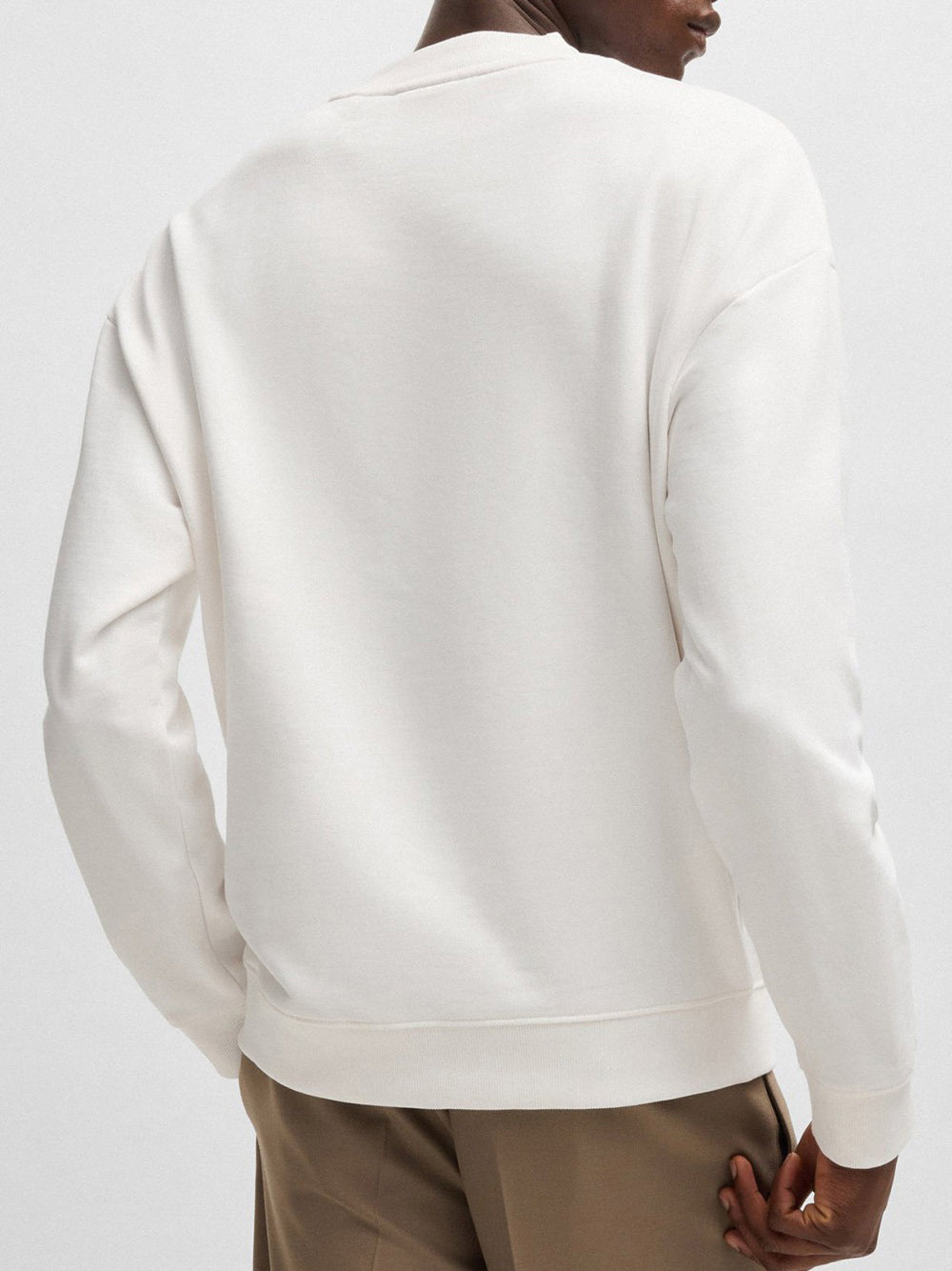 Felpa Hugo Boss Dapocrew da Uomo - Avorio