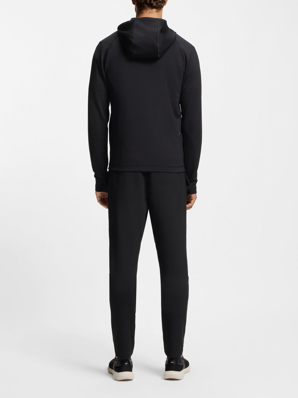 Felpa Zip Hugo Boss Sicon Active da Uomo - Nero