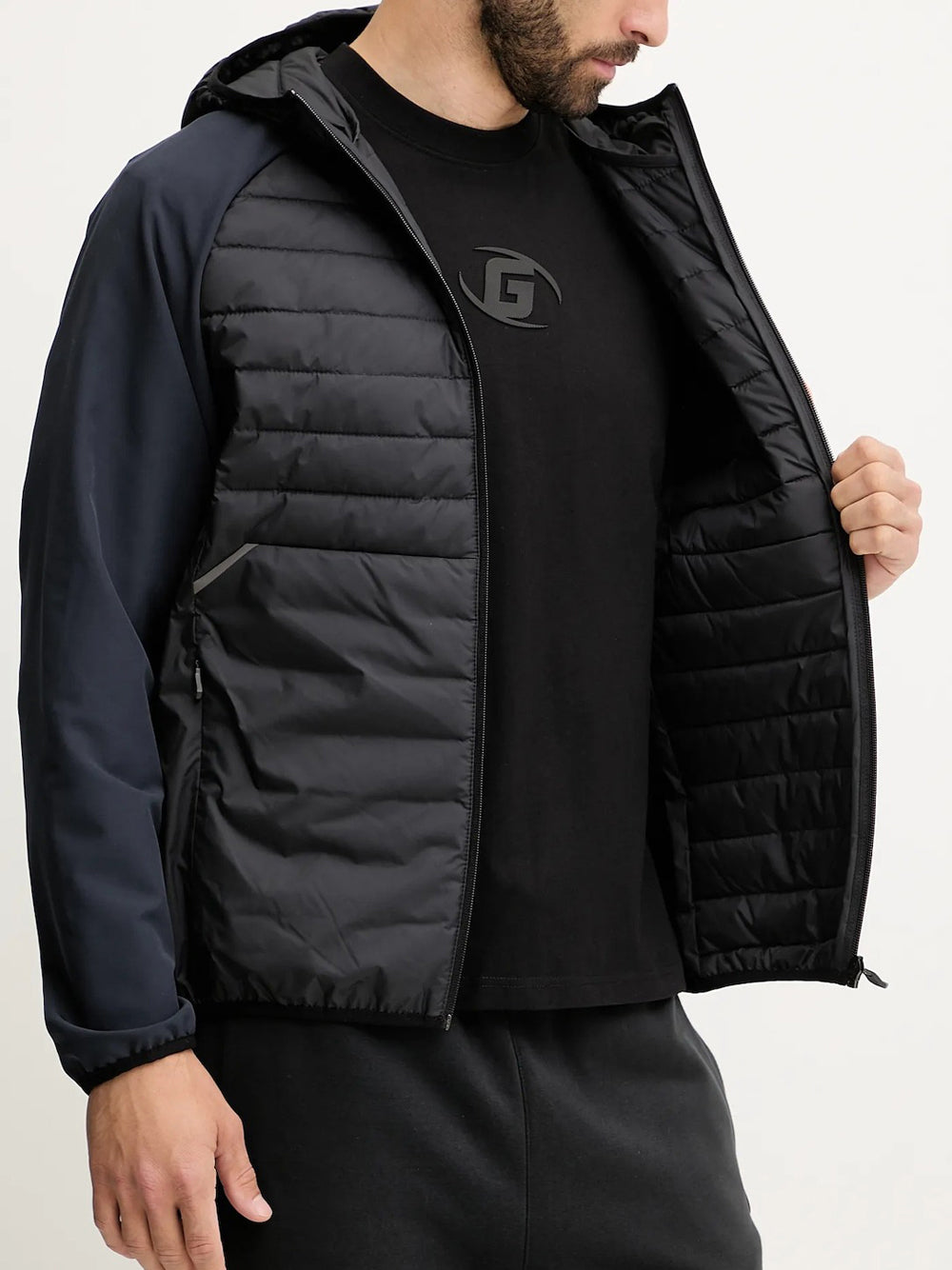 Giubbino Hugo Boss Urbanex Hybrid da Uomo - Blu