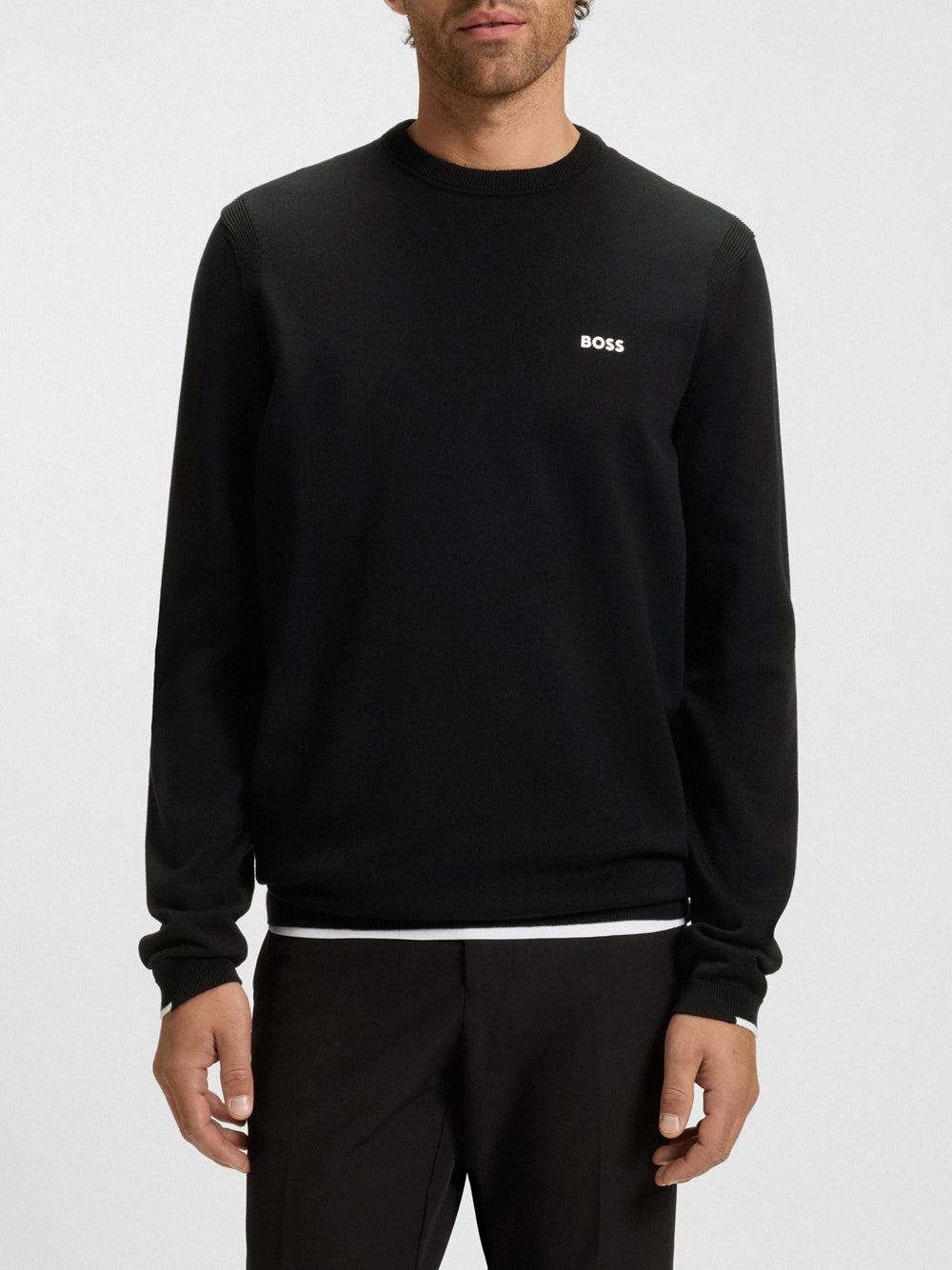 Maglione Hugo Boss Ever da Uomo - Nero