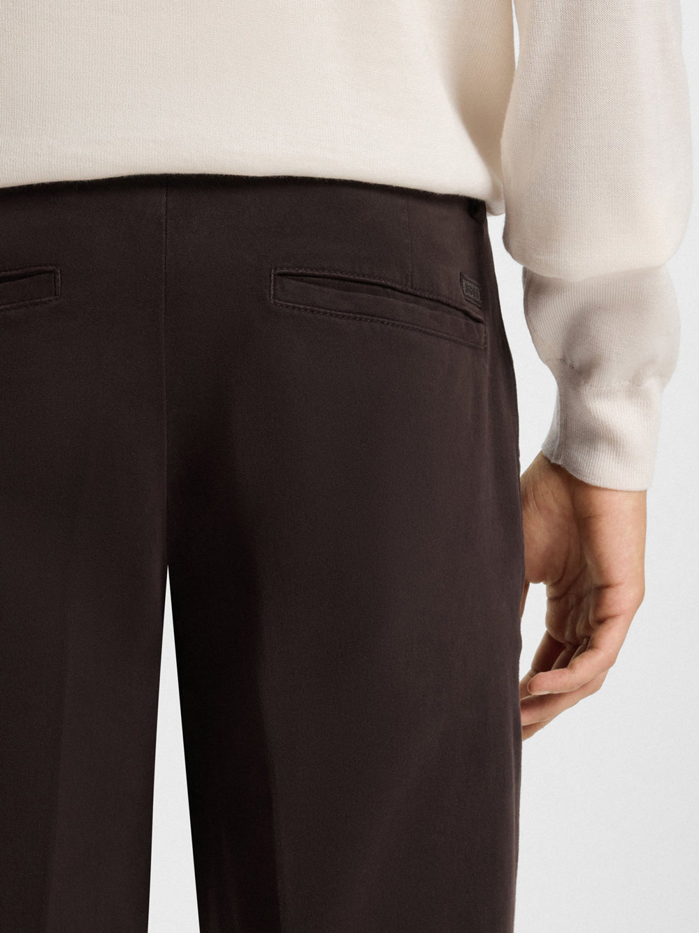 Pantalone Chino Hugo Boss Kane da Uomo - Marrone