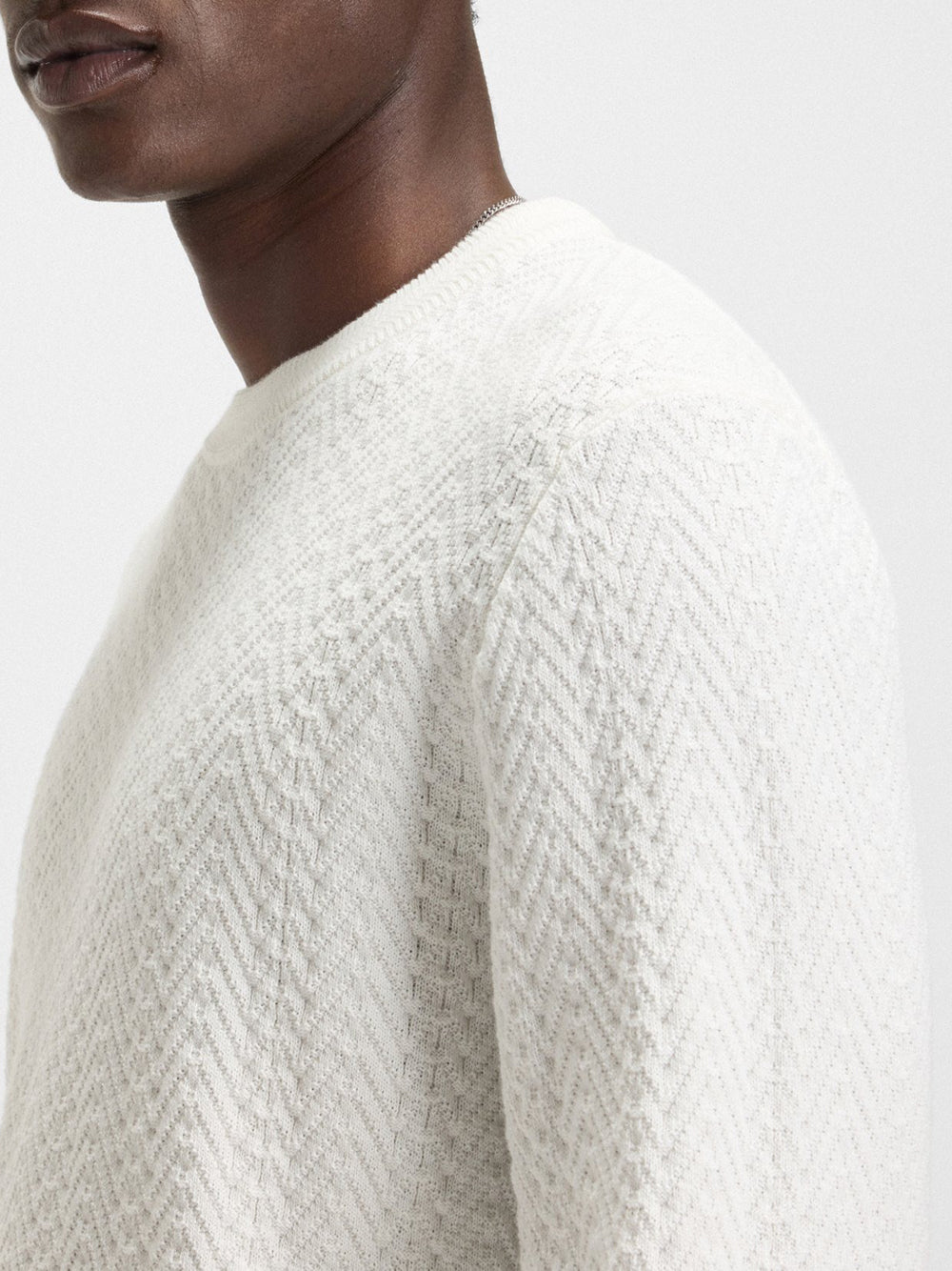 Maglione Hugo Boss Simo da Uomo - Bianco