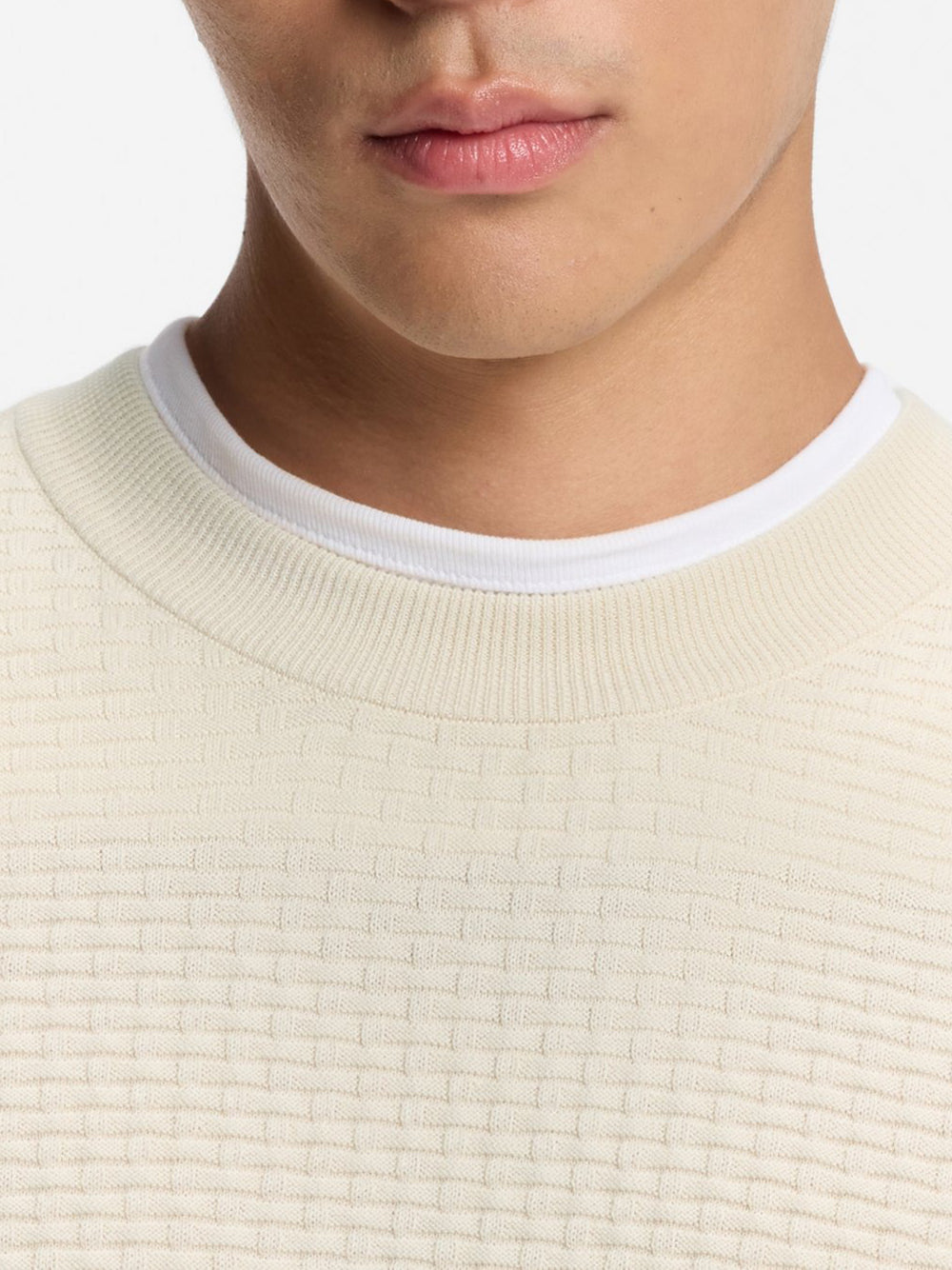 Pullover Hugo Boss H-Imberto da Uomo - Bianco