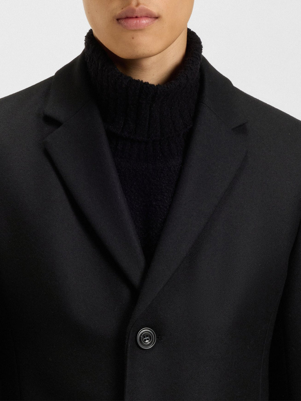Cappotto Hugo Boss Migor da Uomo - Nero
