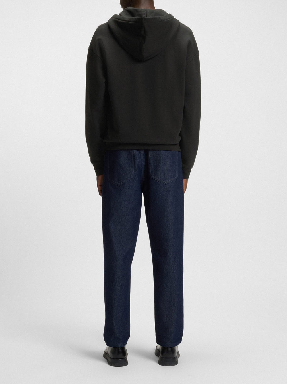 Felpa Zip Hugo Boss Dapozip da Uomo - Nero