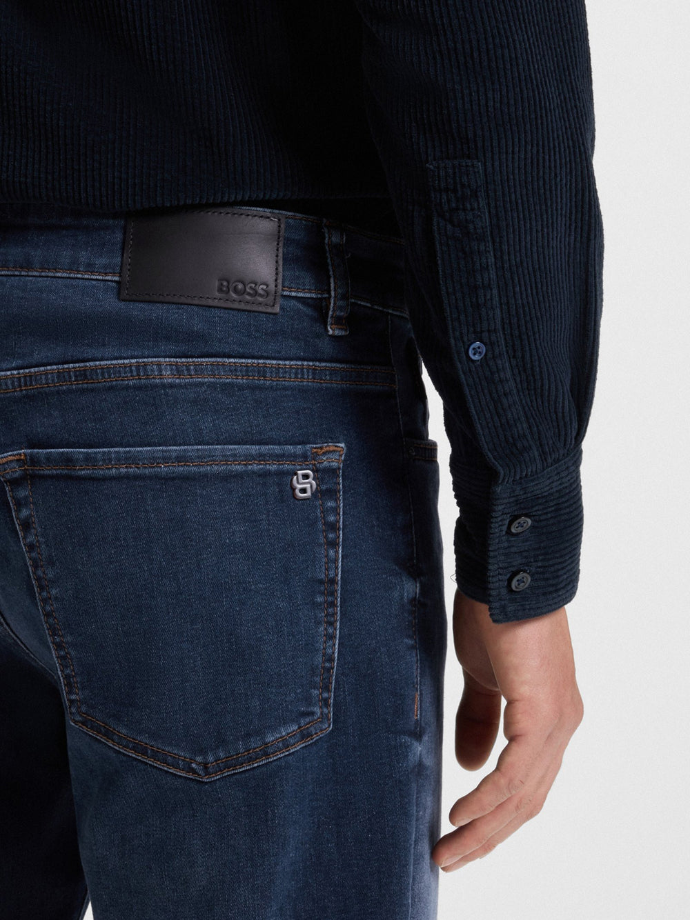 Jeans Regular Hugo Boss Maine da Uomo - Denim