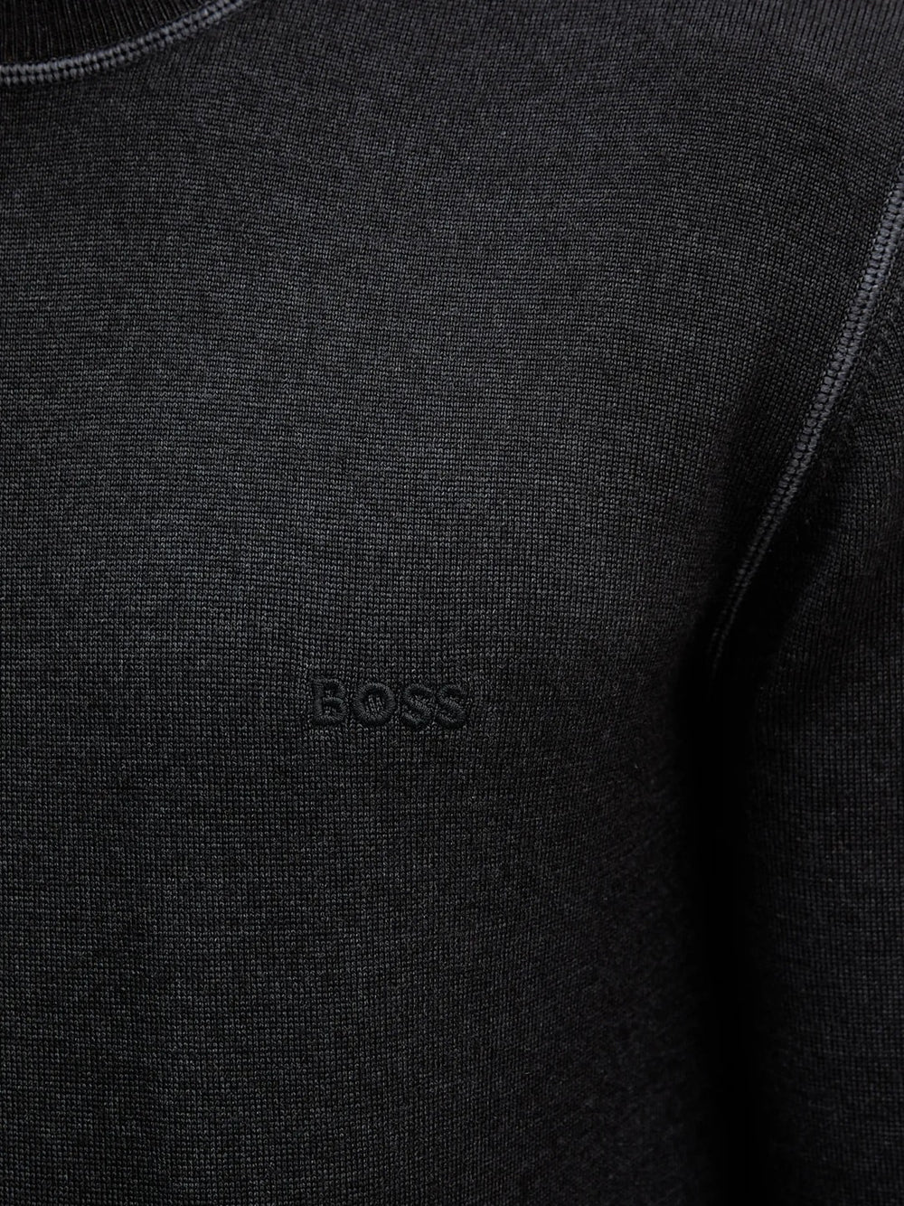 Pullover Hugo Boss Astefo da Uomo - Nero