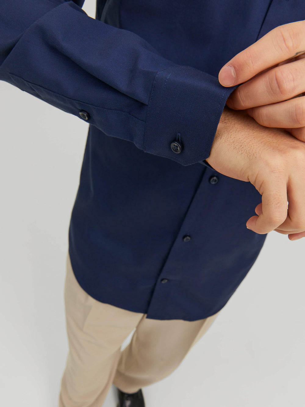 Camicia Classica Jack e Jones da Uomo - Blu