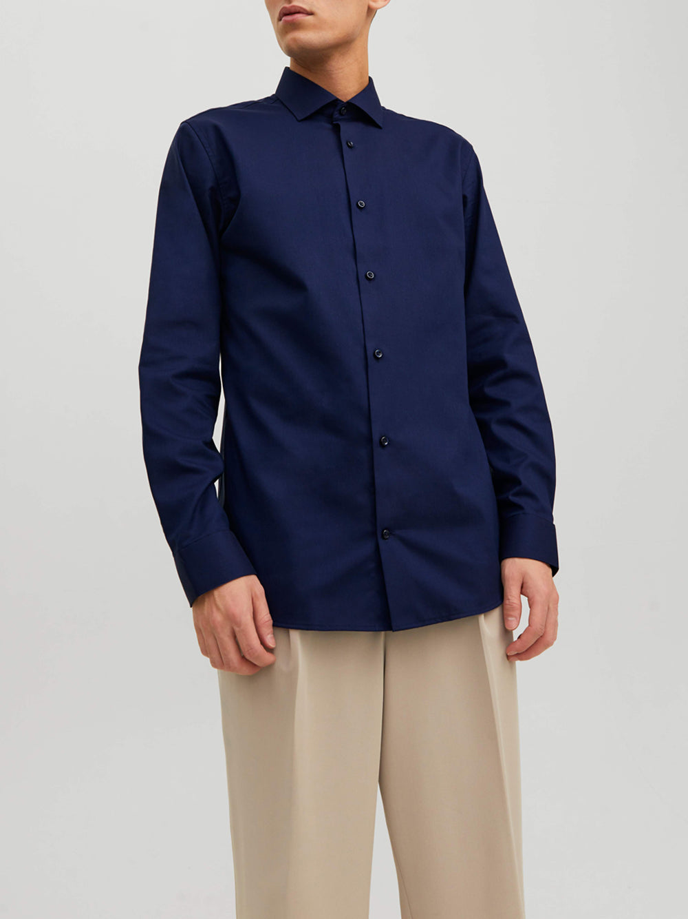 Camicia Classica Jack e Jones da Uomo - Blu