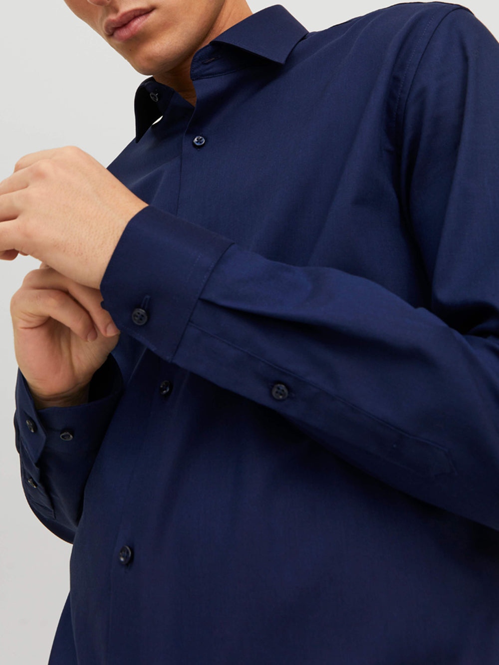 Camicia Classica Jack e Jones da Uomo - Blu