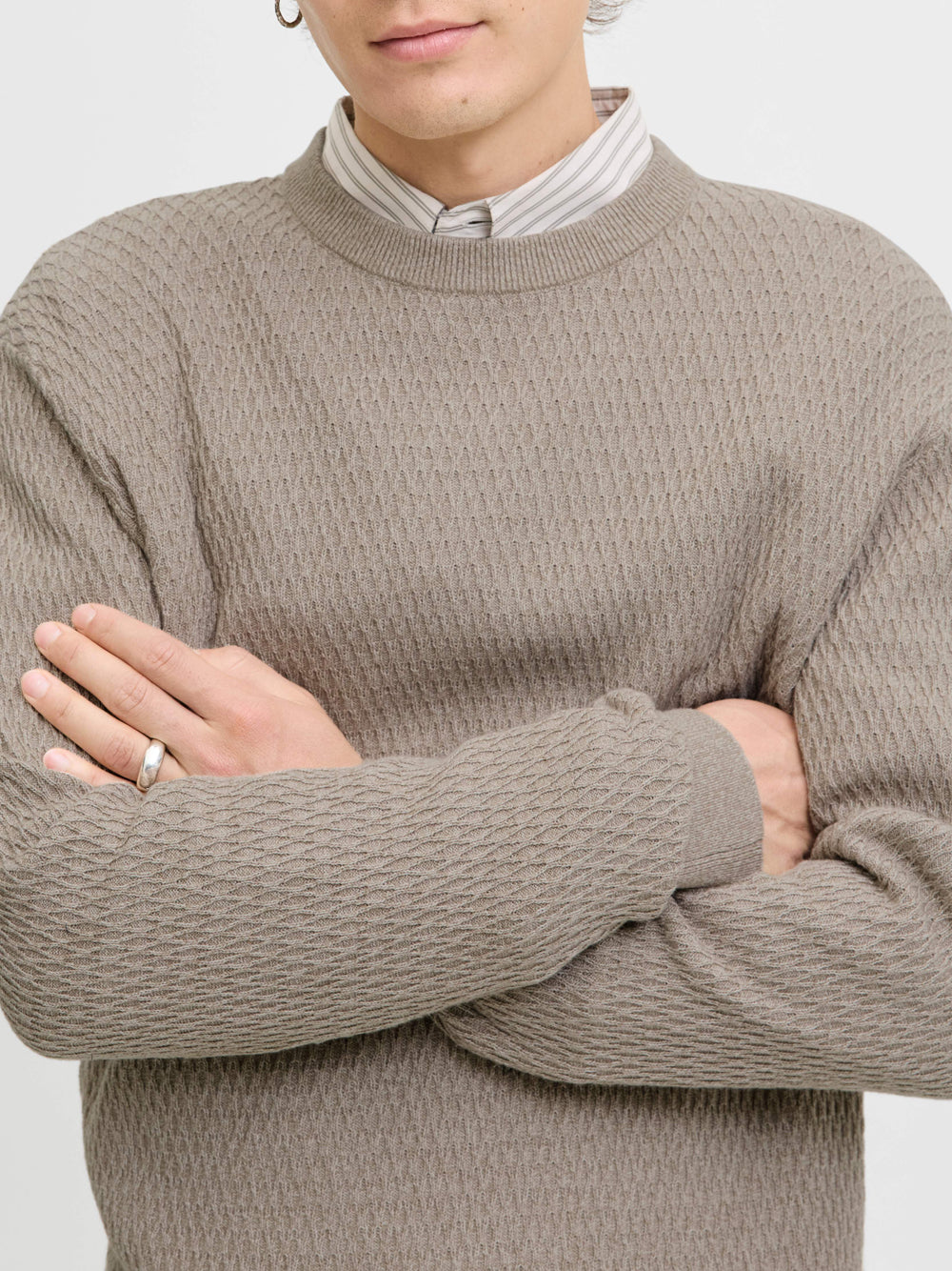 Pullover Jack e Jones da Uomo - Avorio