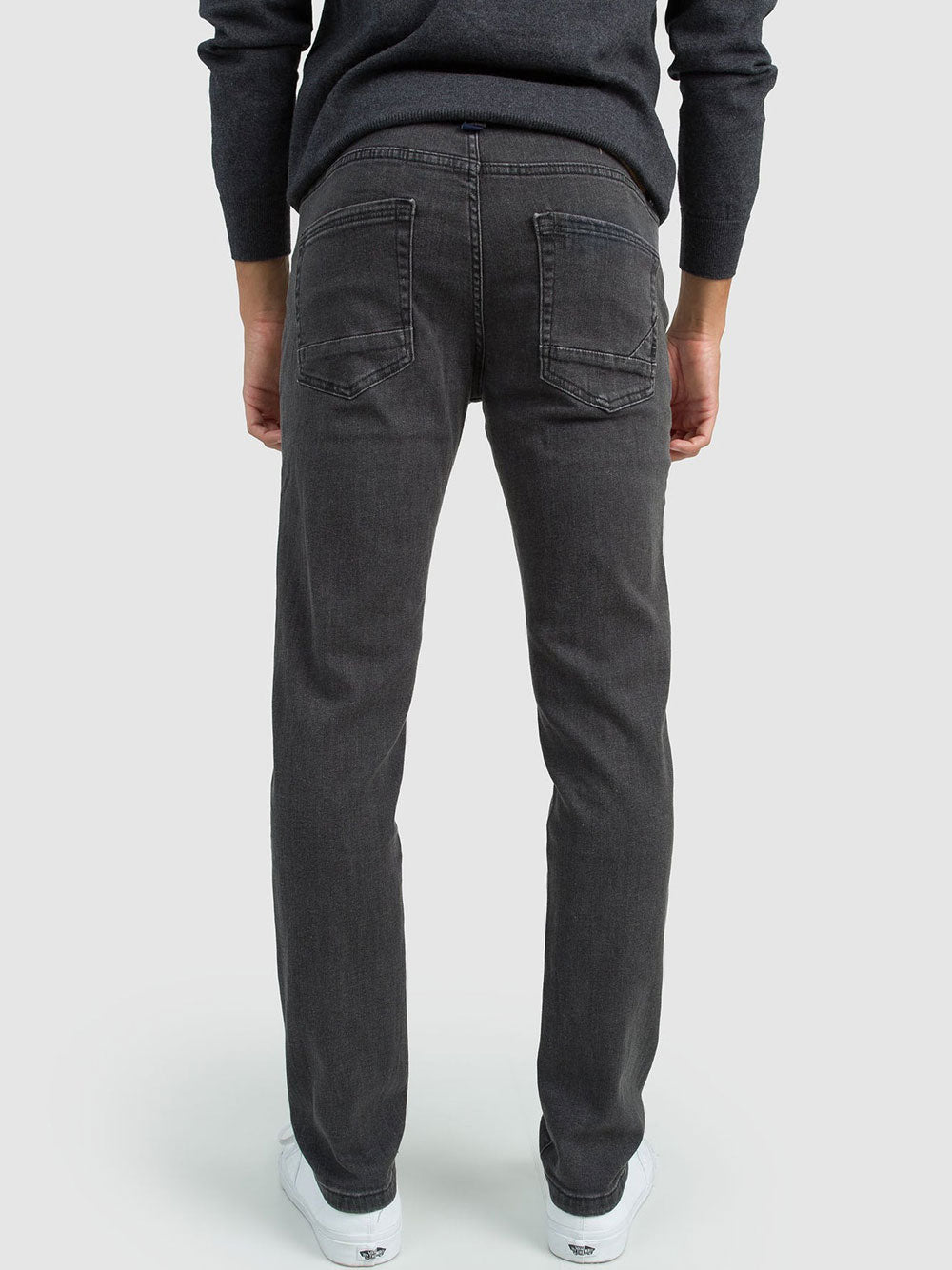 Jeans Slim Jaggy Russel da Uomo - Nero