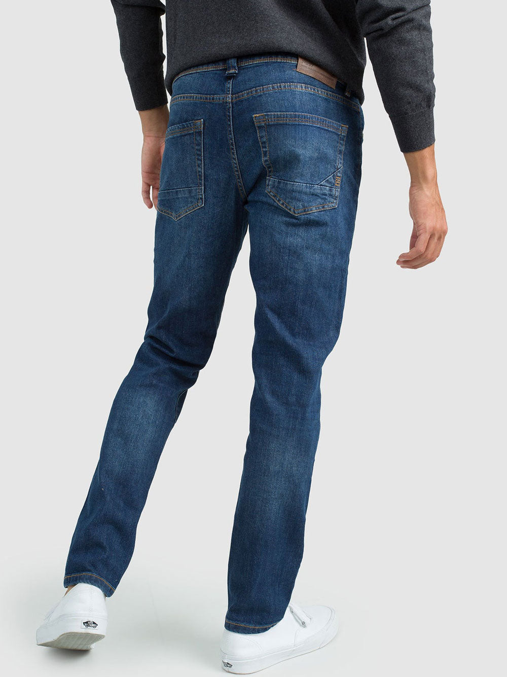 Jeans Slim Jaggy Russel da Uomo - Denim