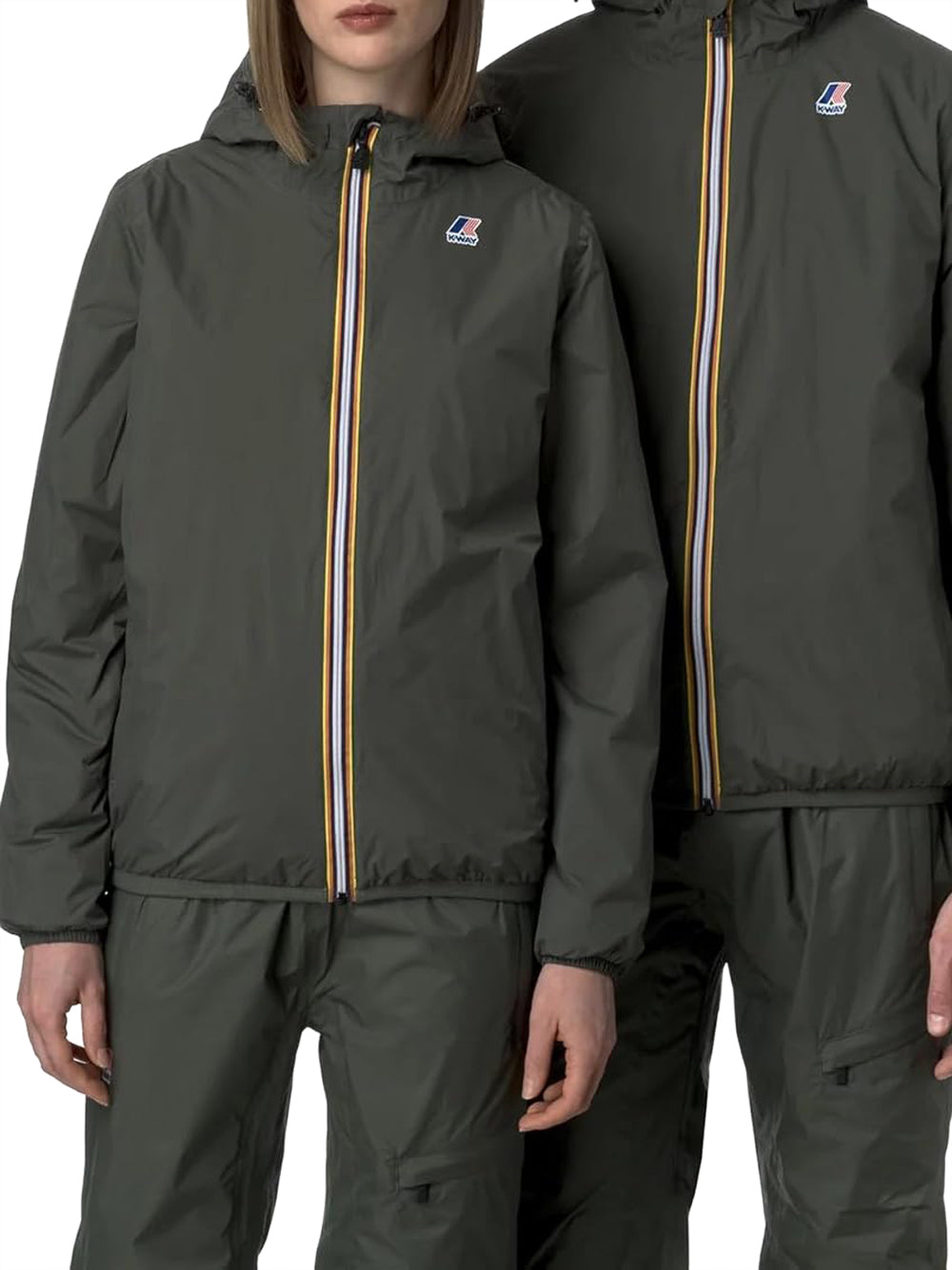 K-Way Giubbotto corto Unisex Mod. K61273W LE VRAI 4.0 CLAUDE WARM WMR Verde