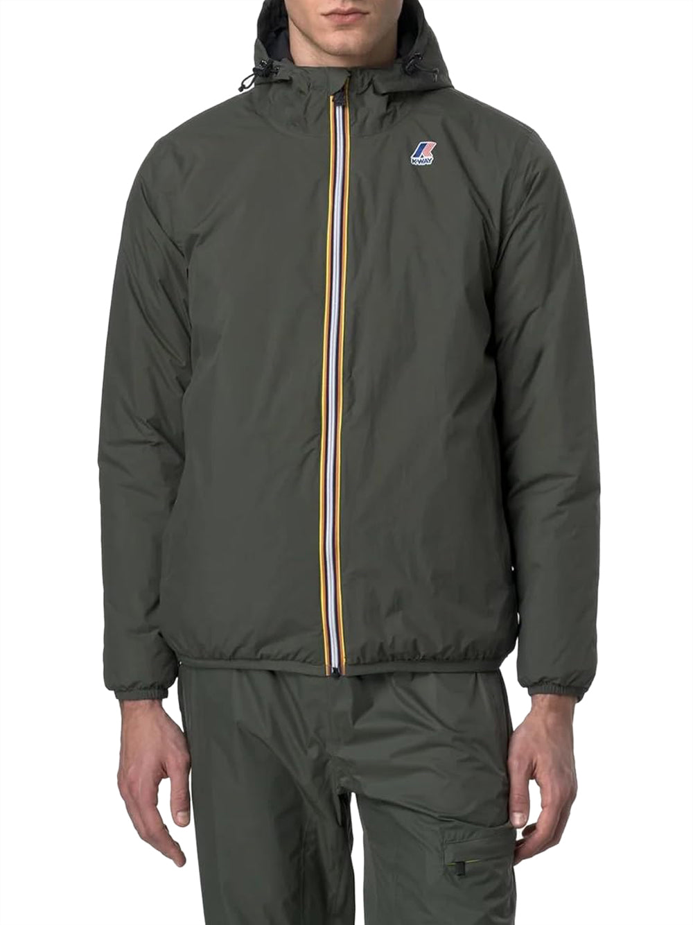 K-Way Giubbotto corto Unisex Mod. K61273W LE VRAI 4.0 CLAUDE WARM WMR Verde